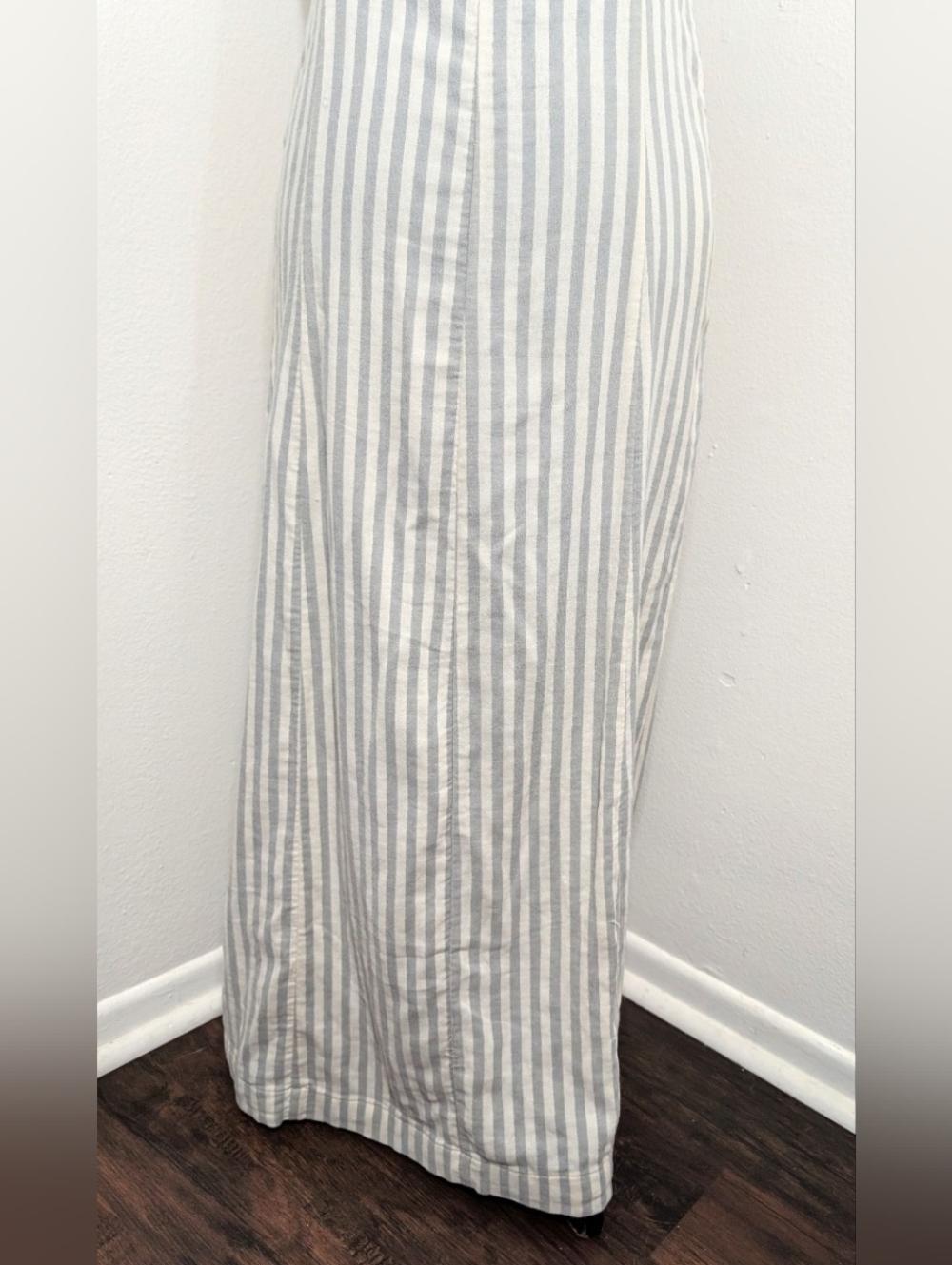 Faherty Nautical Beachy Coastal Neutral Preppy Yacht Neutral Dress M NWOT - Picture 8 of 11